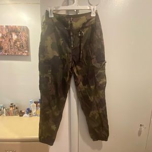 Camouflage jogger pants